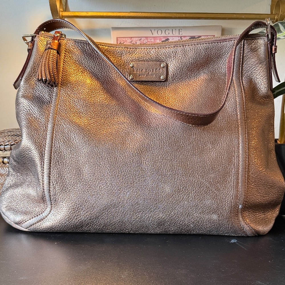Kate Spade Metallic Shoulder hobo Bag
